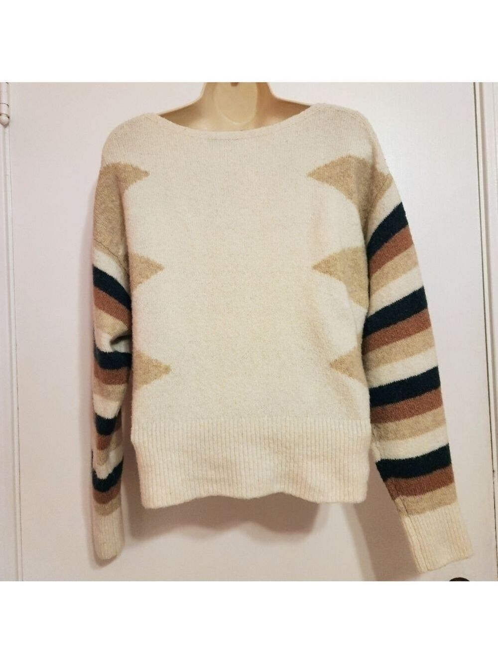Madewell Beige Tan Wool Blend Sweater Small - Picture 7 of 10